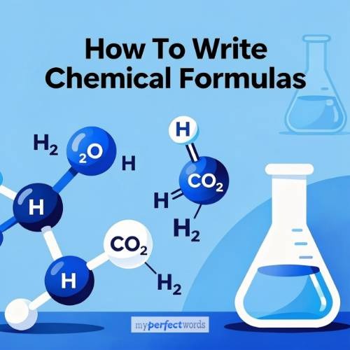 How To Write Chemical Formulas