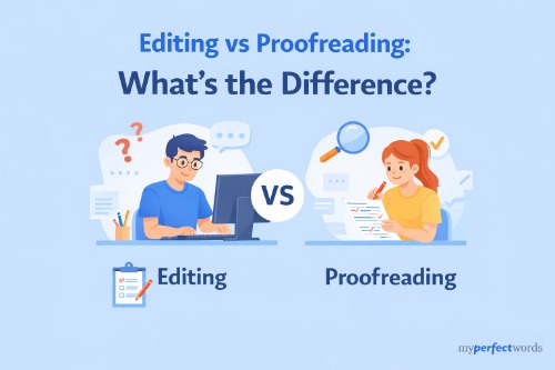 Editing vs Proofreading