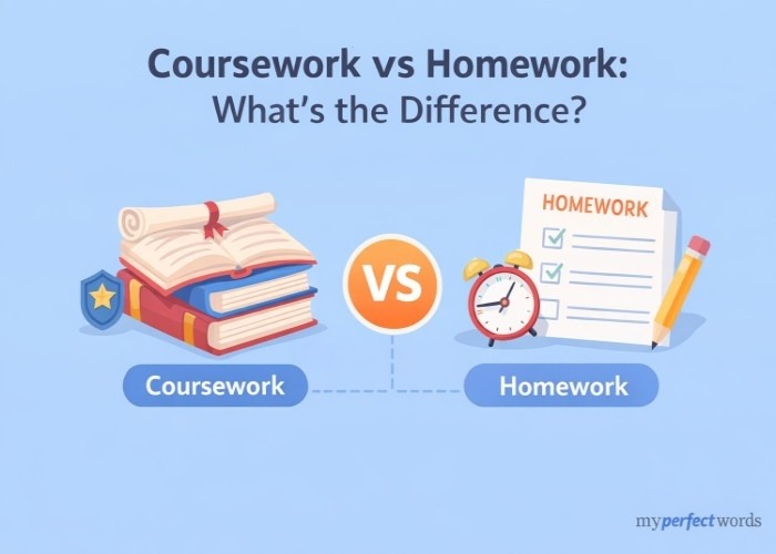 coursework vs homework